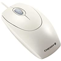 CHERRY WheelMouse Optical – Kabelgebundene USB Maus – Symmetrisches Design – PS-2 Adapter – Langlebig – Hellgrau…